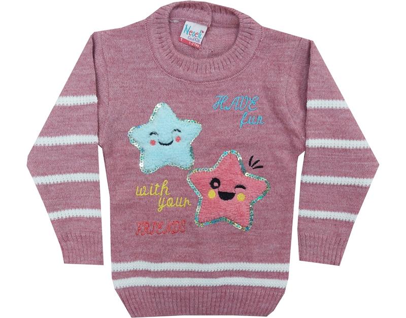 302 wholesale girl child knitwear sweater 1-2-3 years old