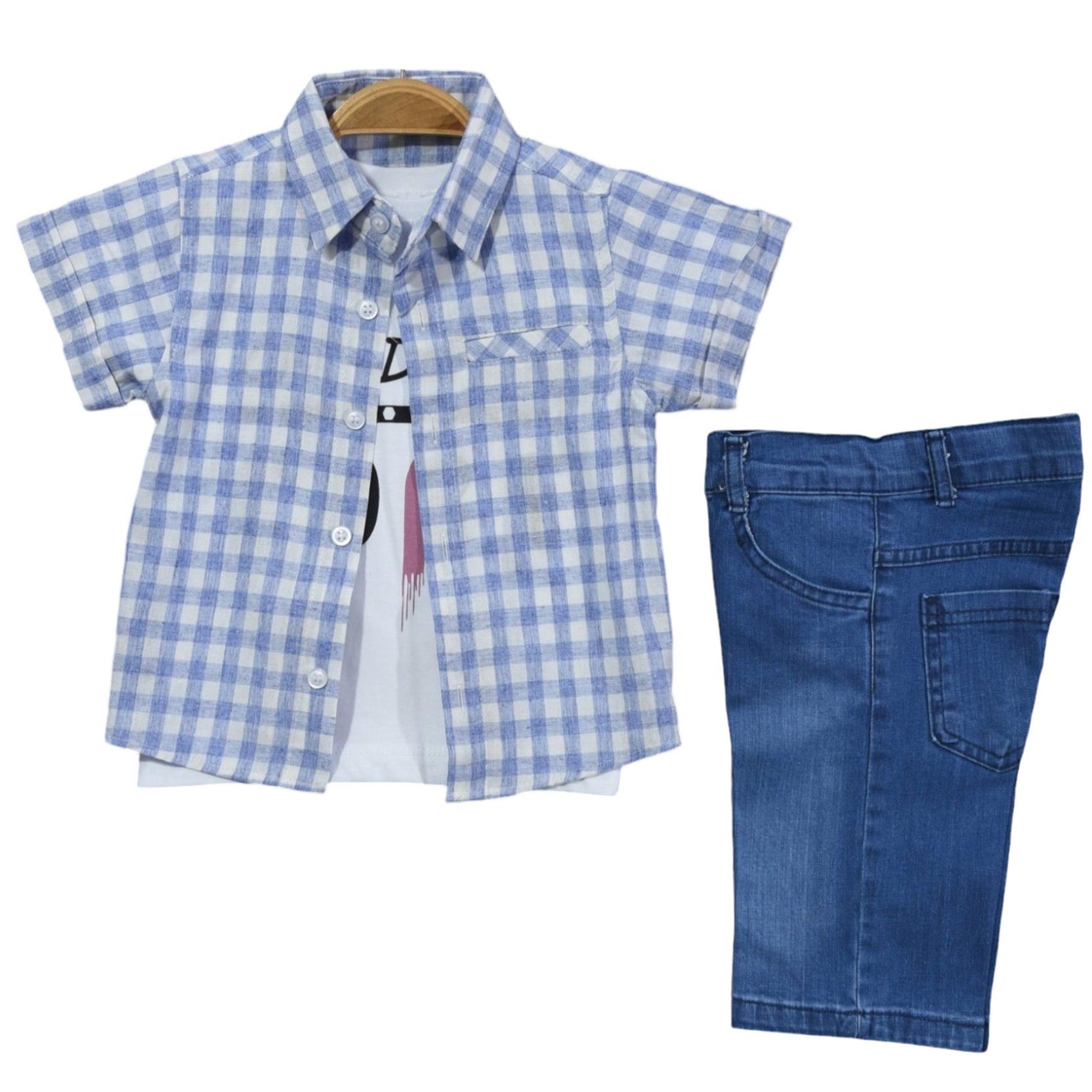 2030 summer quality children boys suit 1-4 age