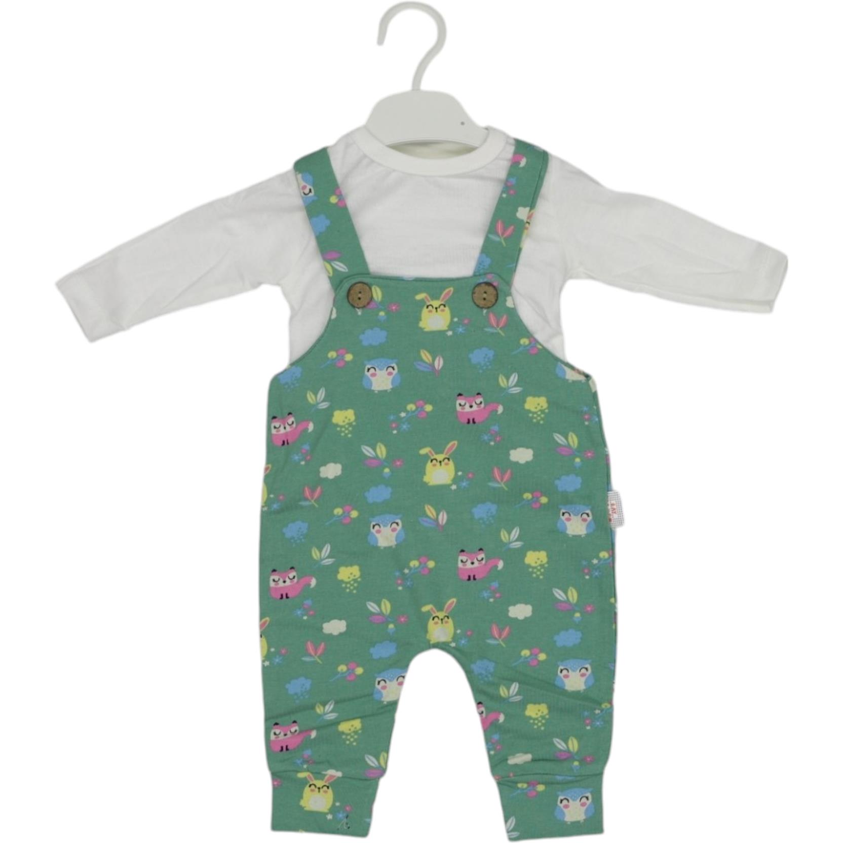 seasonal cheap baby overalls set wholesale 6-9-12 months