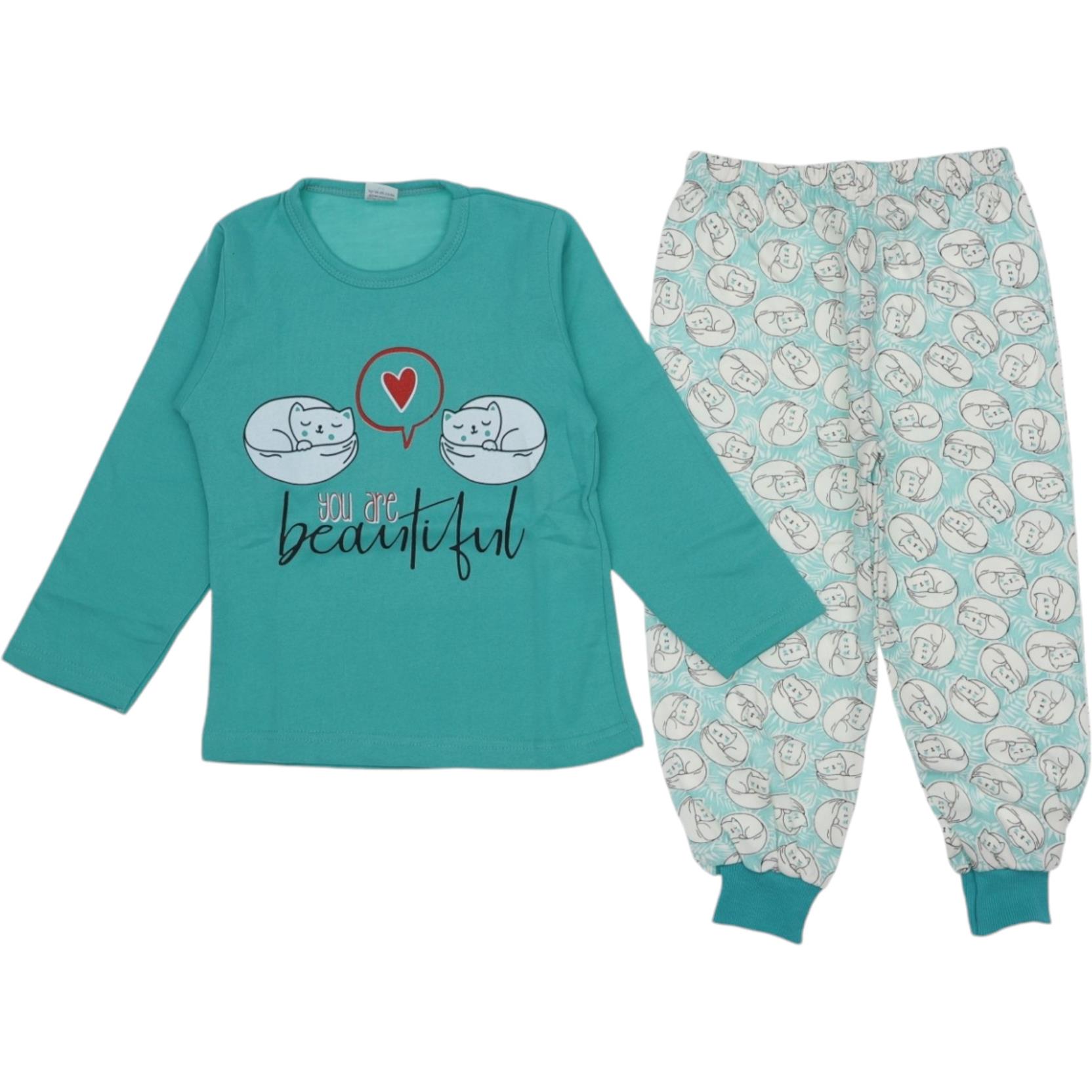 3110 Girls pajama sets wholesale new models 4/14 age