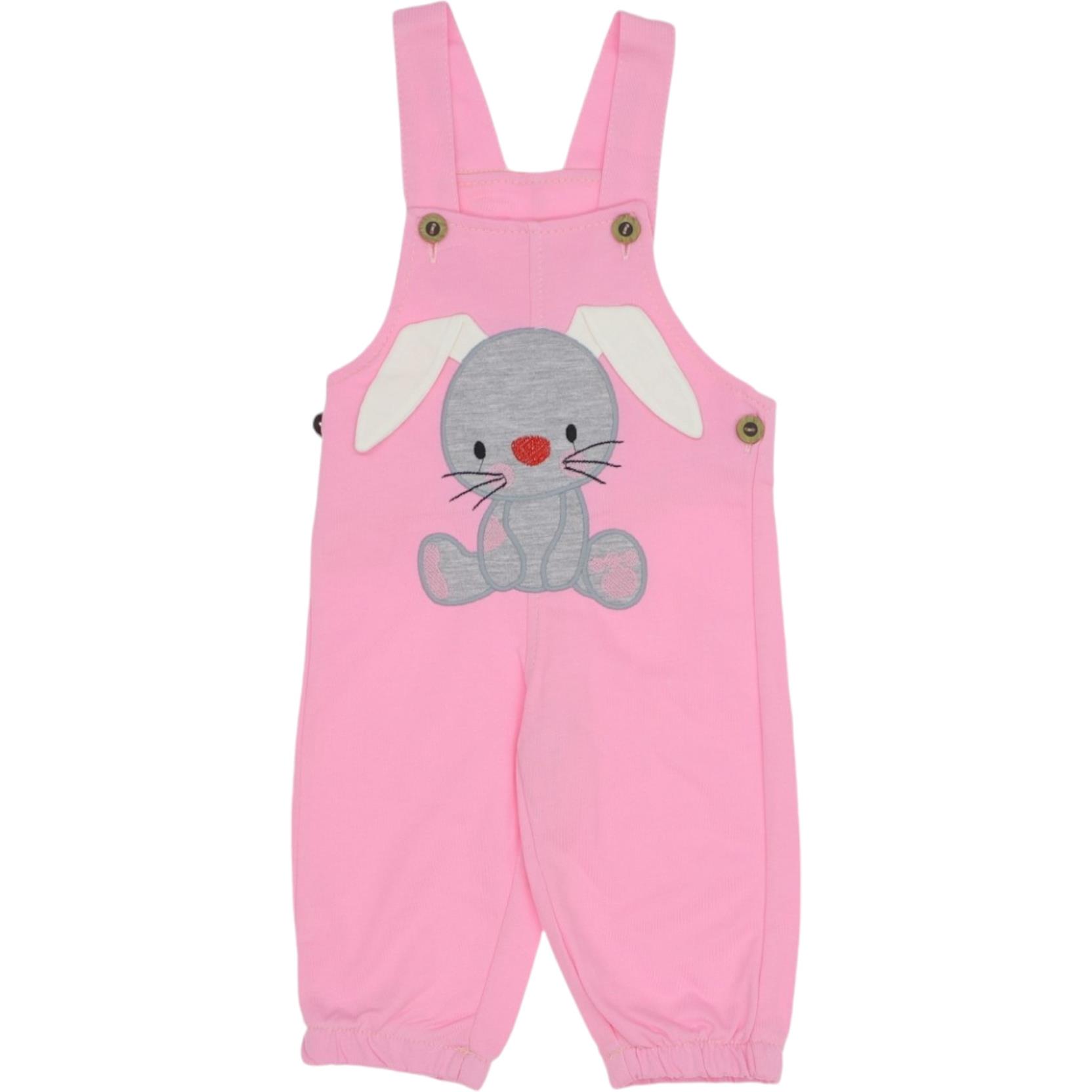 2694 baby overalls set wholesale 9/24 months rabbit figure