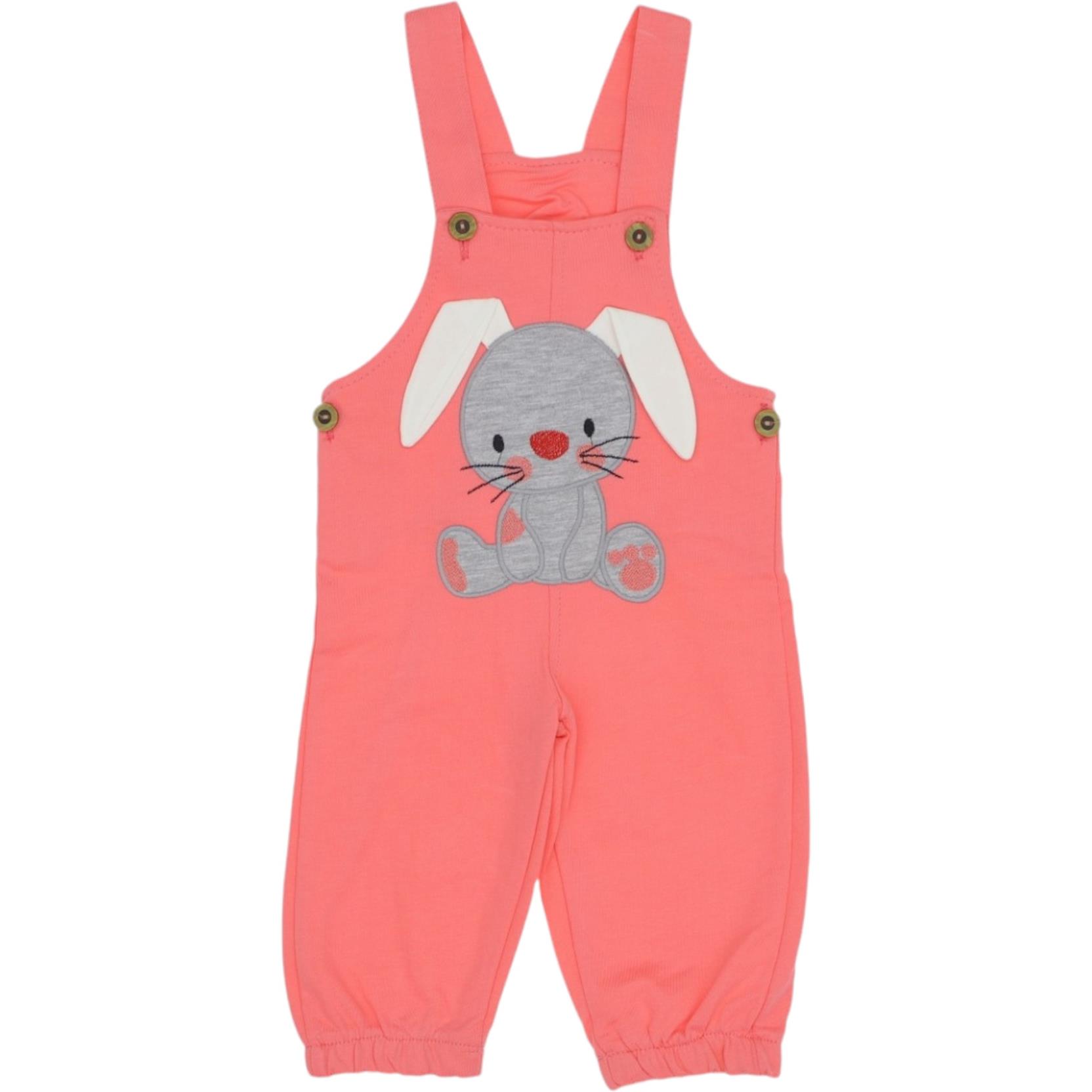 2694 baby overalls set wholesale 9/24 months rabbit figure