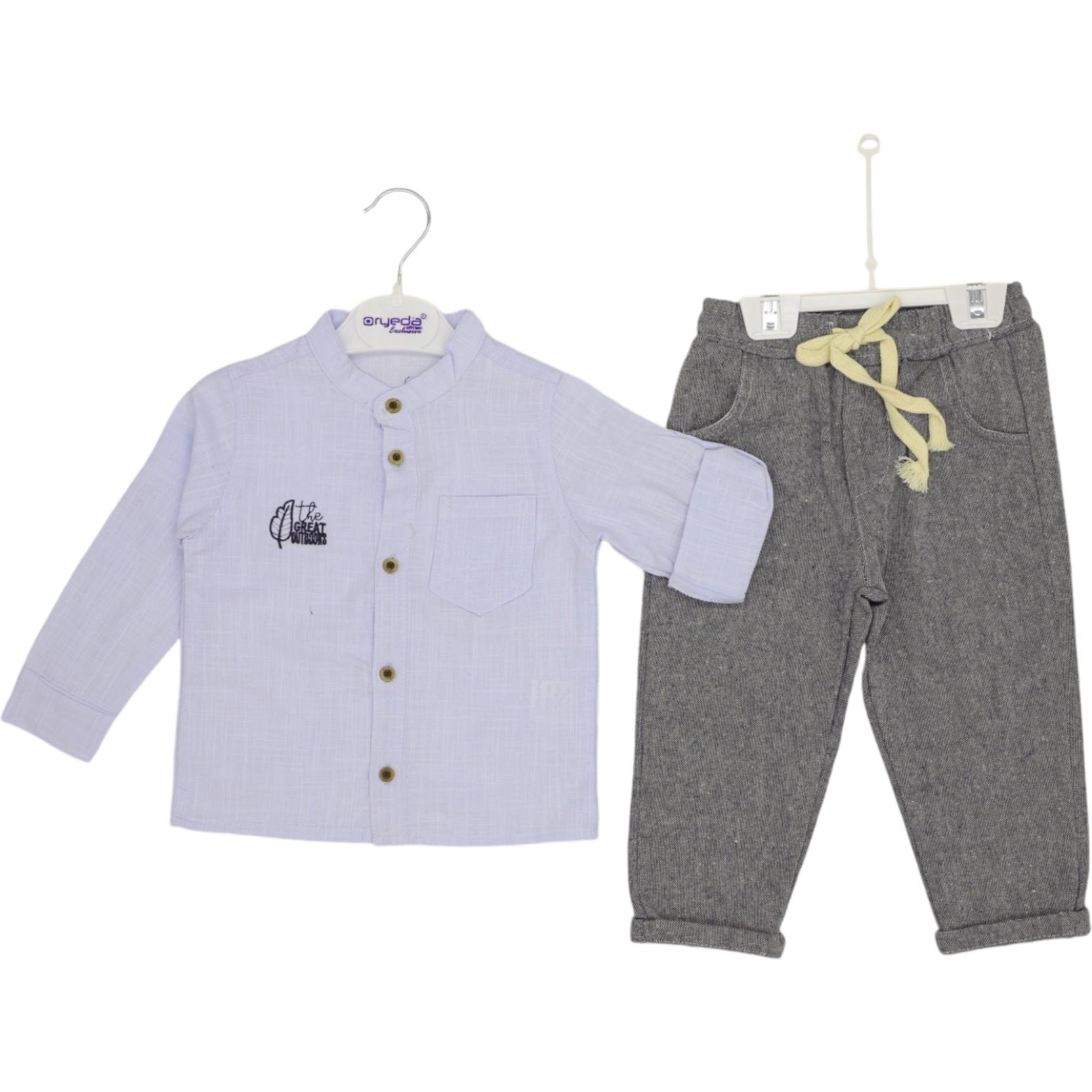 2739 shirt and pants children's sets wholesale 2/5 age