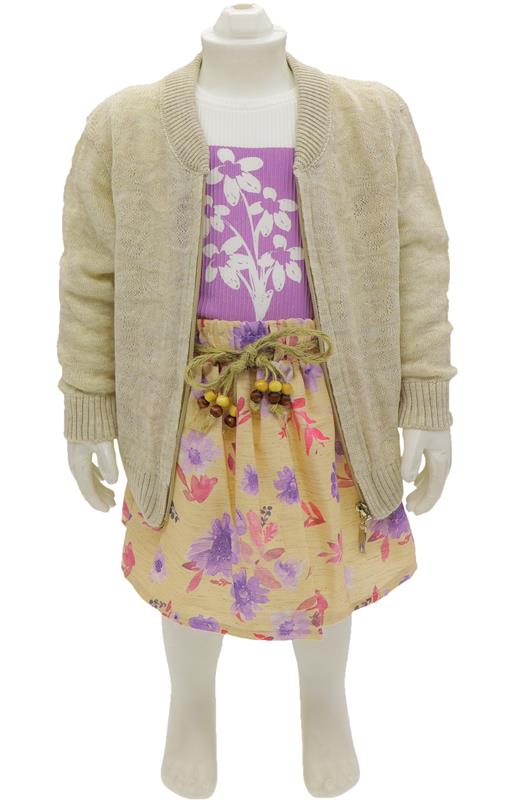 6258 winter girls clothing models wholesale 6-9 age